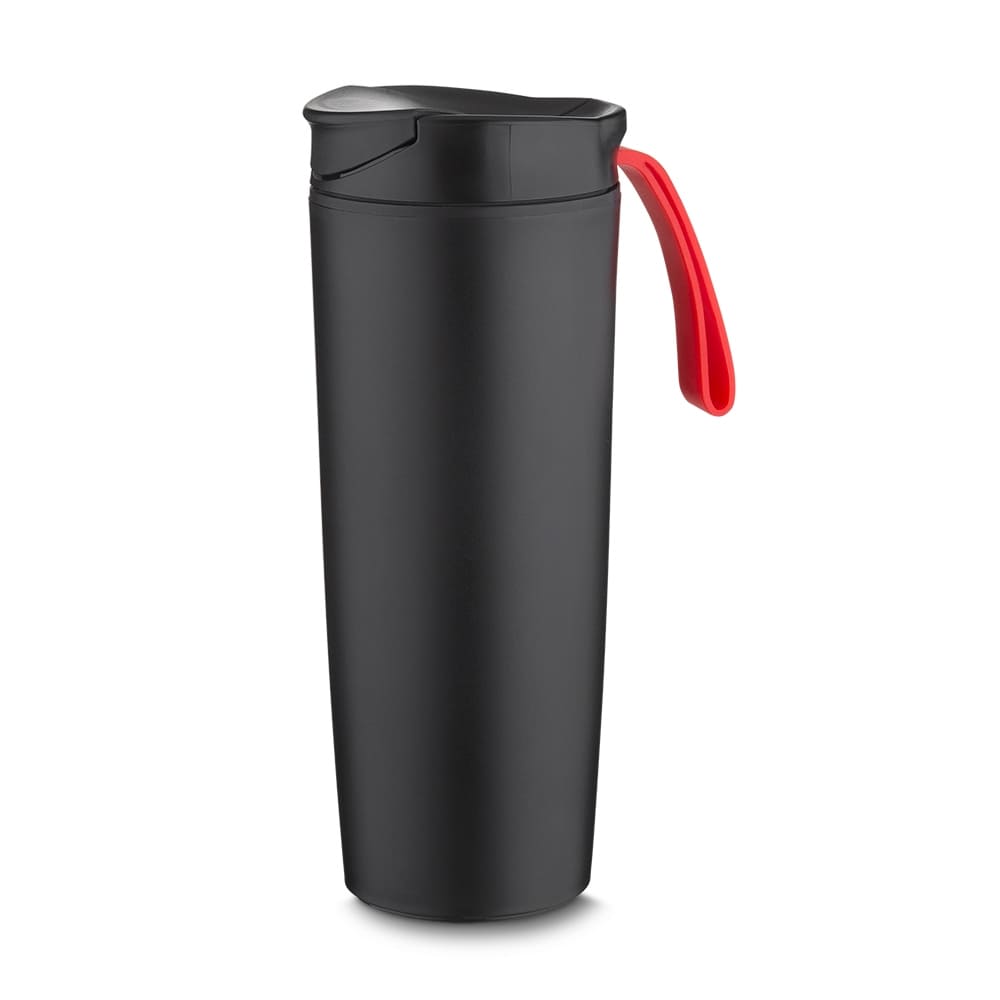Copo Plastico Anti Queda brinde evento400ml-VERMELHO-