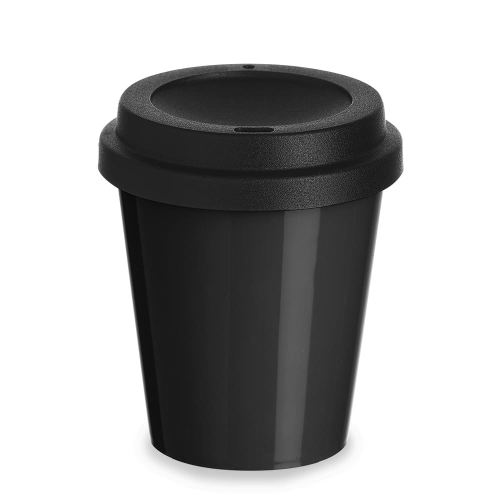 Copo Plastico personalizado dia a dia350ml-PRETO