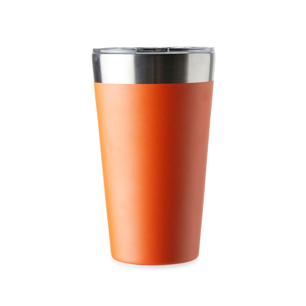 Copo termico de inox brinde dia a dia473ml-LARANJA-