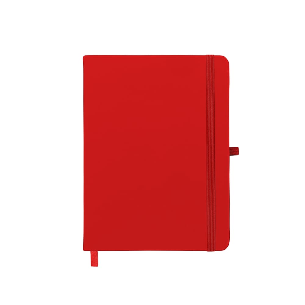 Caderneta Tipo Moleskine Sem Pauta personalizado empresaVERMELHO