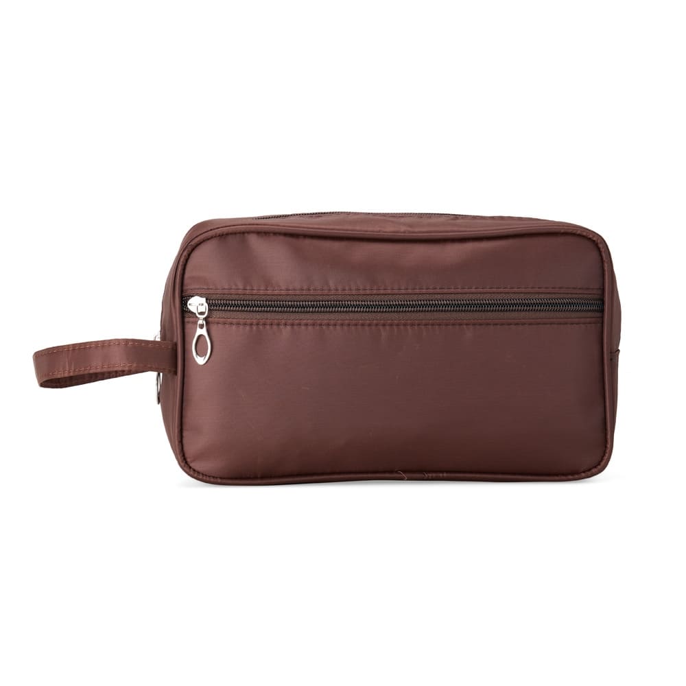 Necessaire brinde trabalhoPoliester-MARROM