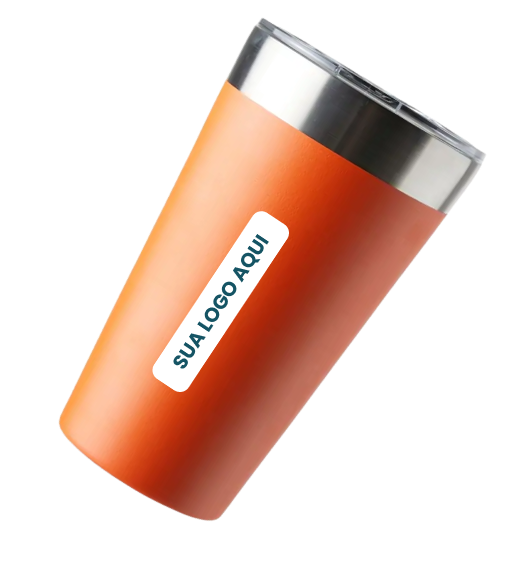 copo laranja